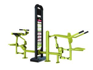 Appareil de fitness extérieur : Biceps et dips