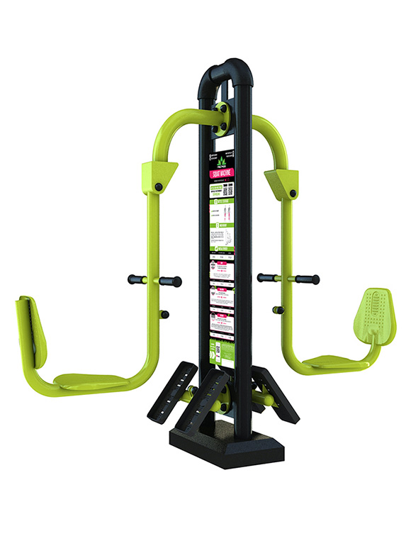 appareils de fitness plein air squat machine agrès de sport extérieur