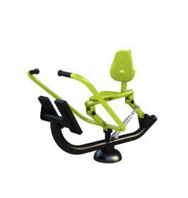 équipement de sport extérieur pour une aire de fitness outdoor : rameur vue 2