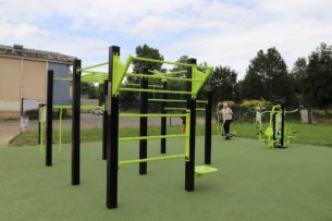 Equipement de sport extérieur pour une aire de street workout : Station Mix v2