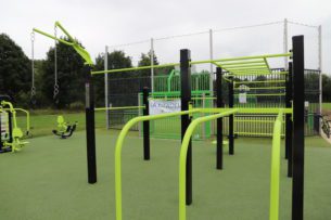 Equipement de sport extérieur pour une aire de street workout : Station Mix v2 vue 2