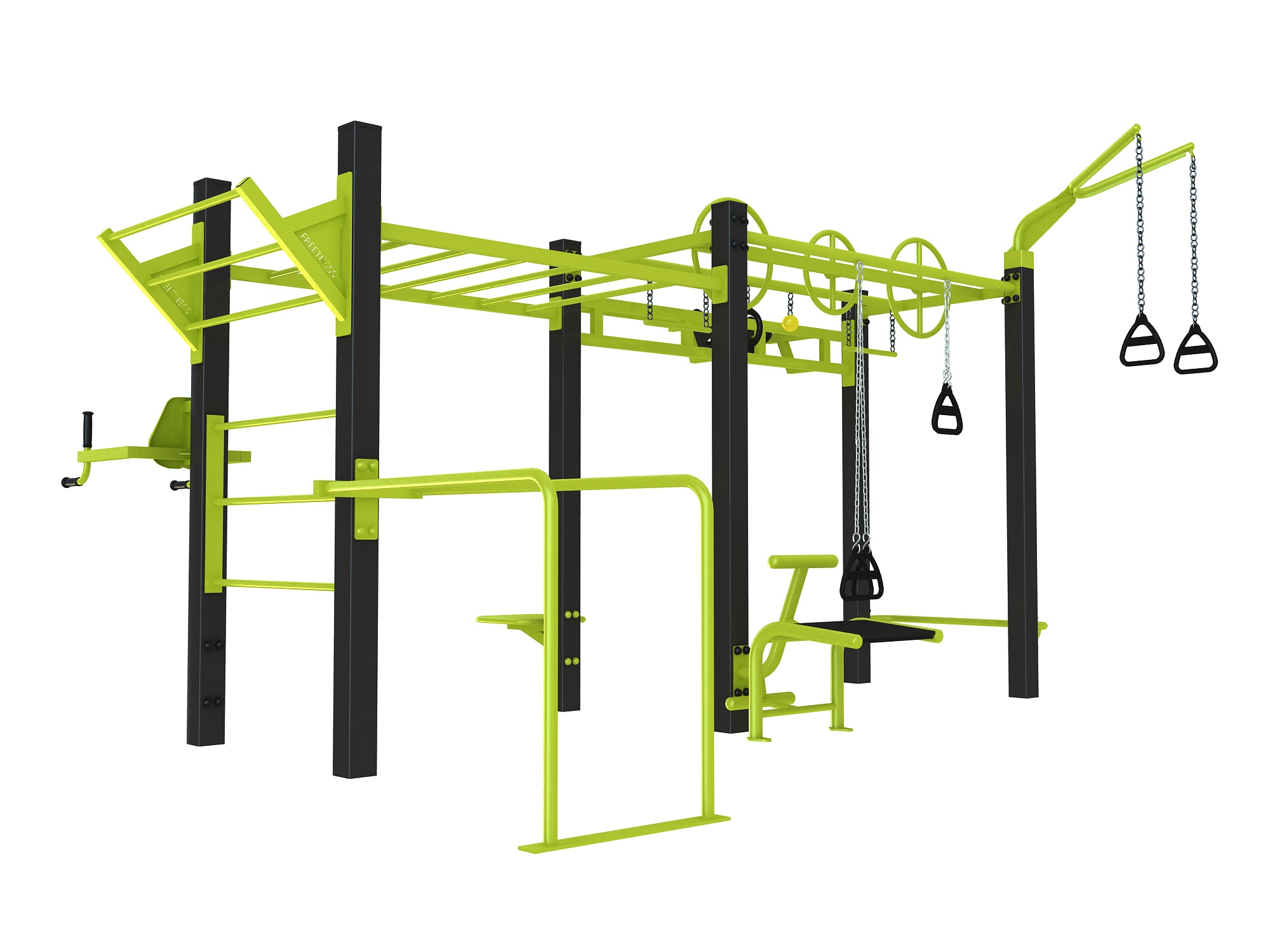 agrès de sport extérieur pour une aire de street workout outdoor : Station cross training