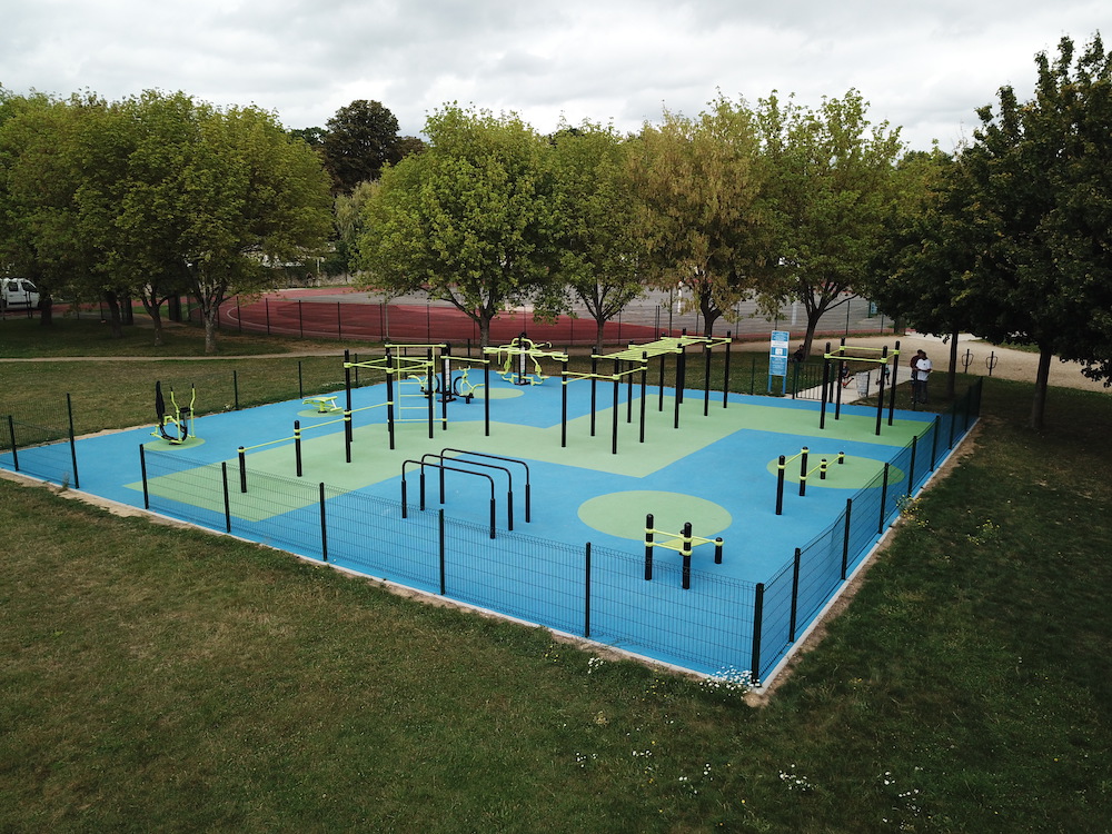 aire de fitness agrès de sport outdoor moissy cramayel vue 4