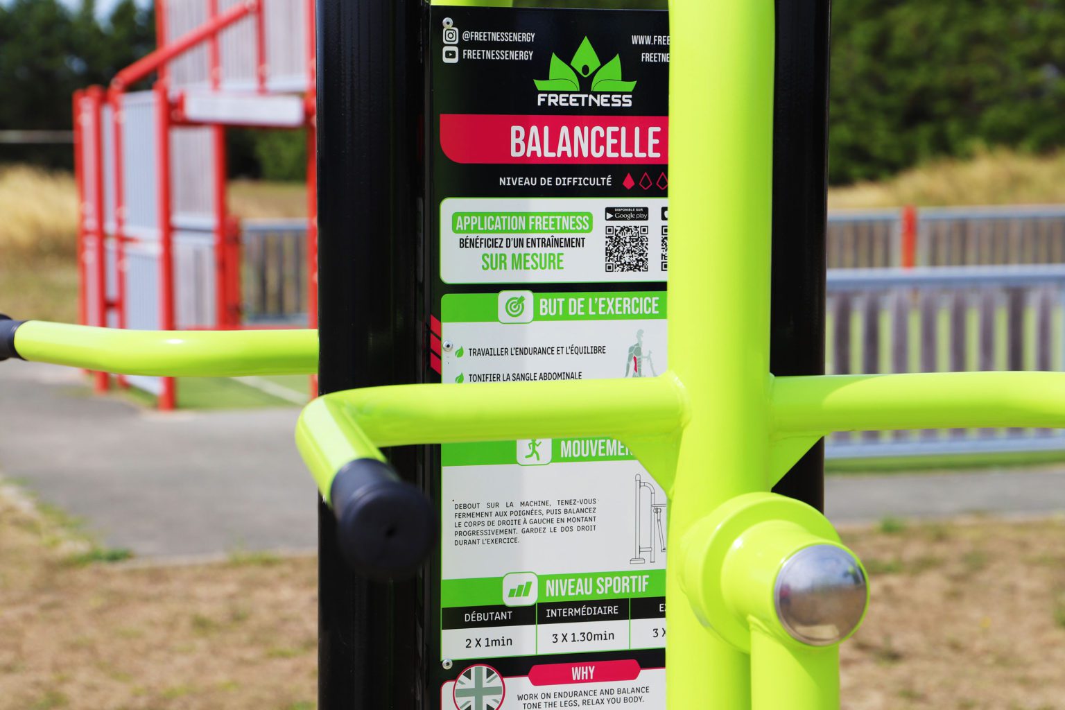 Notice balance fitness de plein air