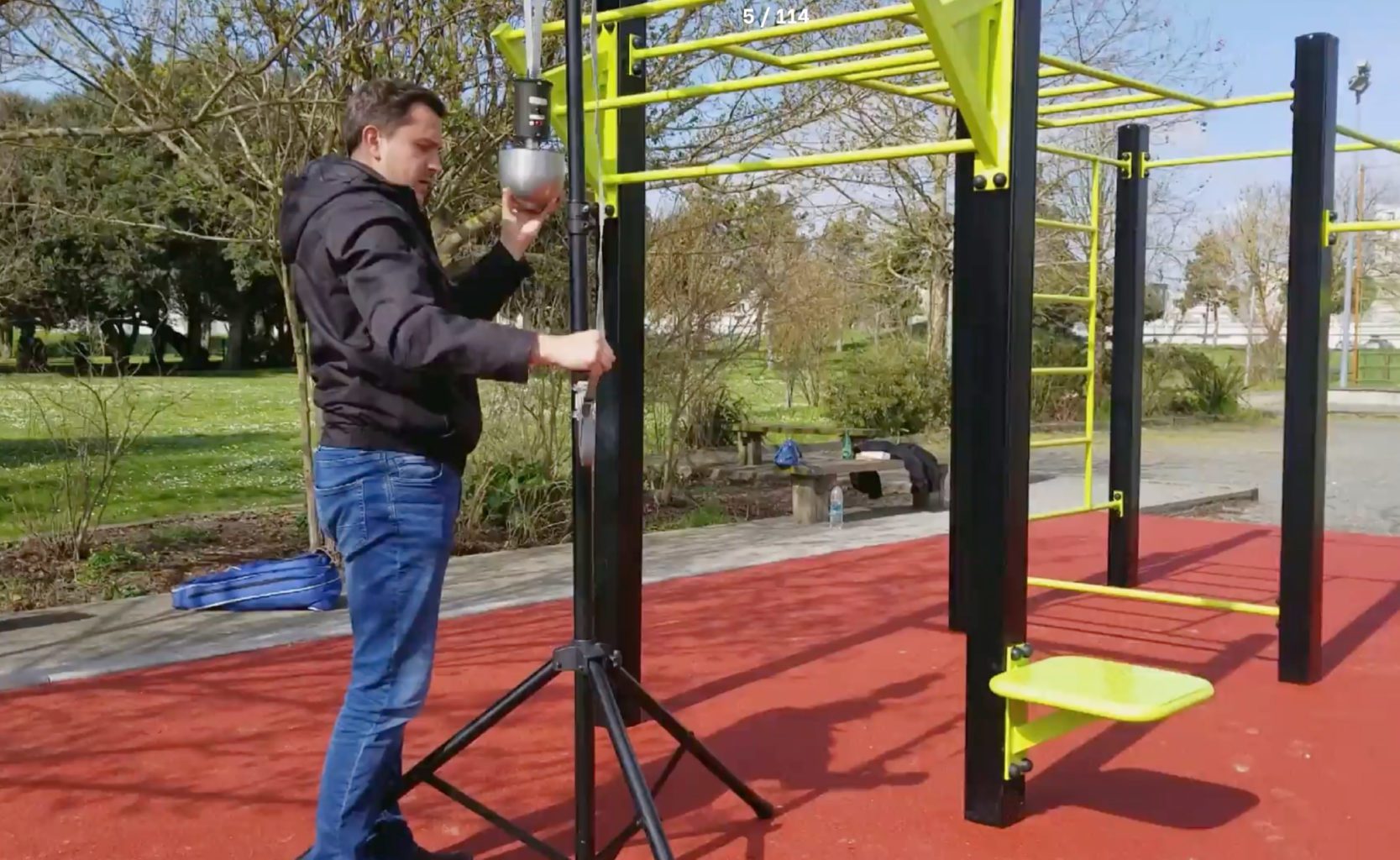 test et conformité des appareils de sport en plein air