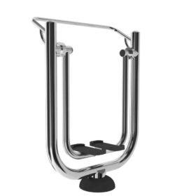 Agrès de sport extérieur en inox pour une aire de fitness outdoor : marcheur simple inox vue 4