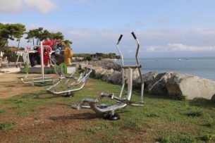 aire de fitness en inox
