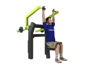 appareil musculation extérieur pull down