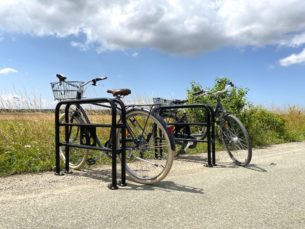 borne vélo pour une aire de fitness vue 4