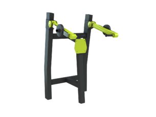 agrès de sport pour un espace de musculation extérieur : standing shoulder press