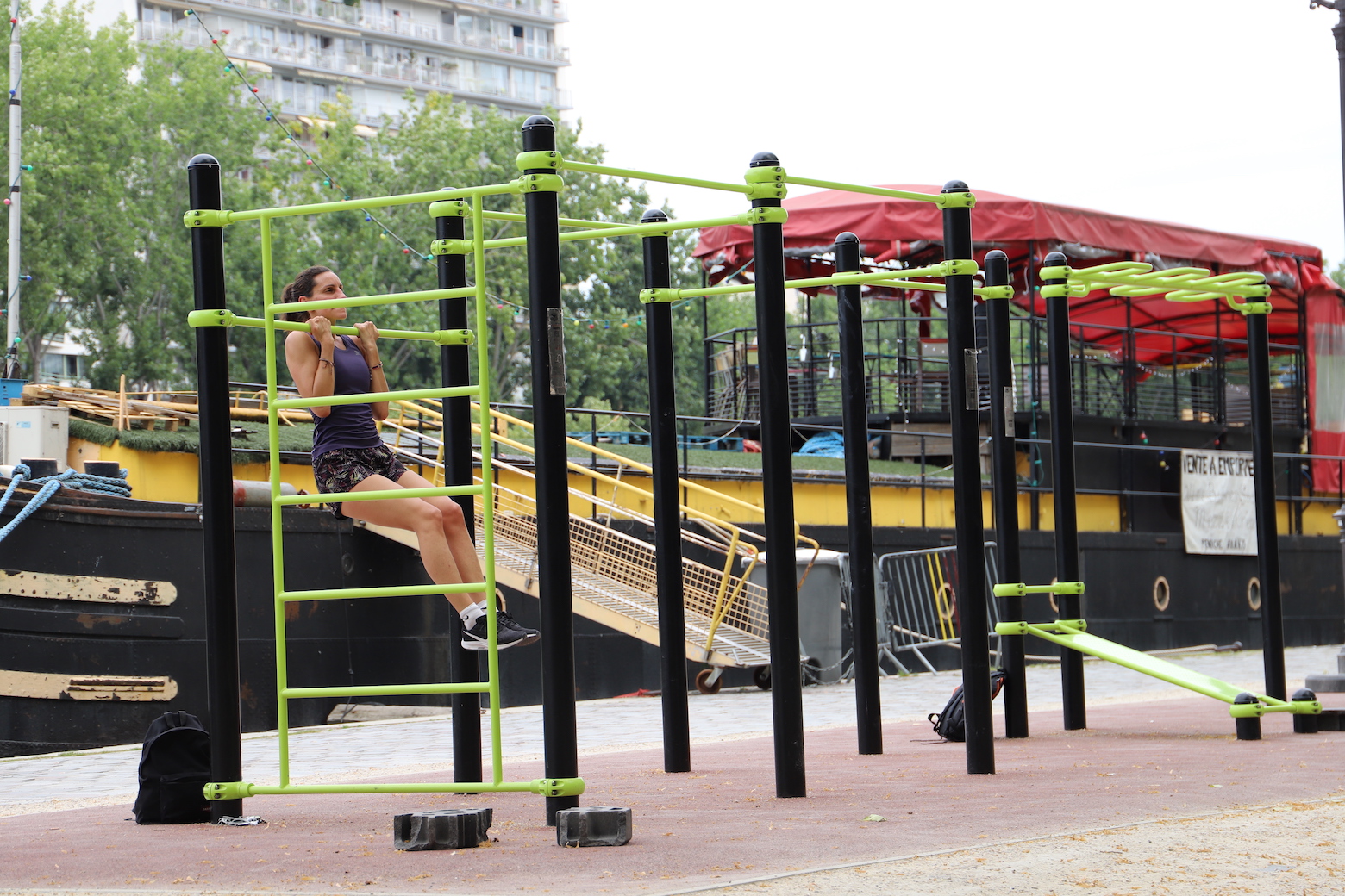 aire de street workout extérieur paris vue 5