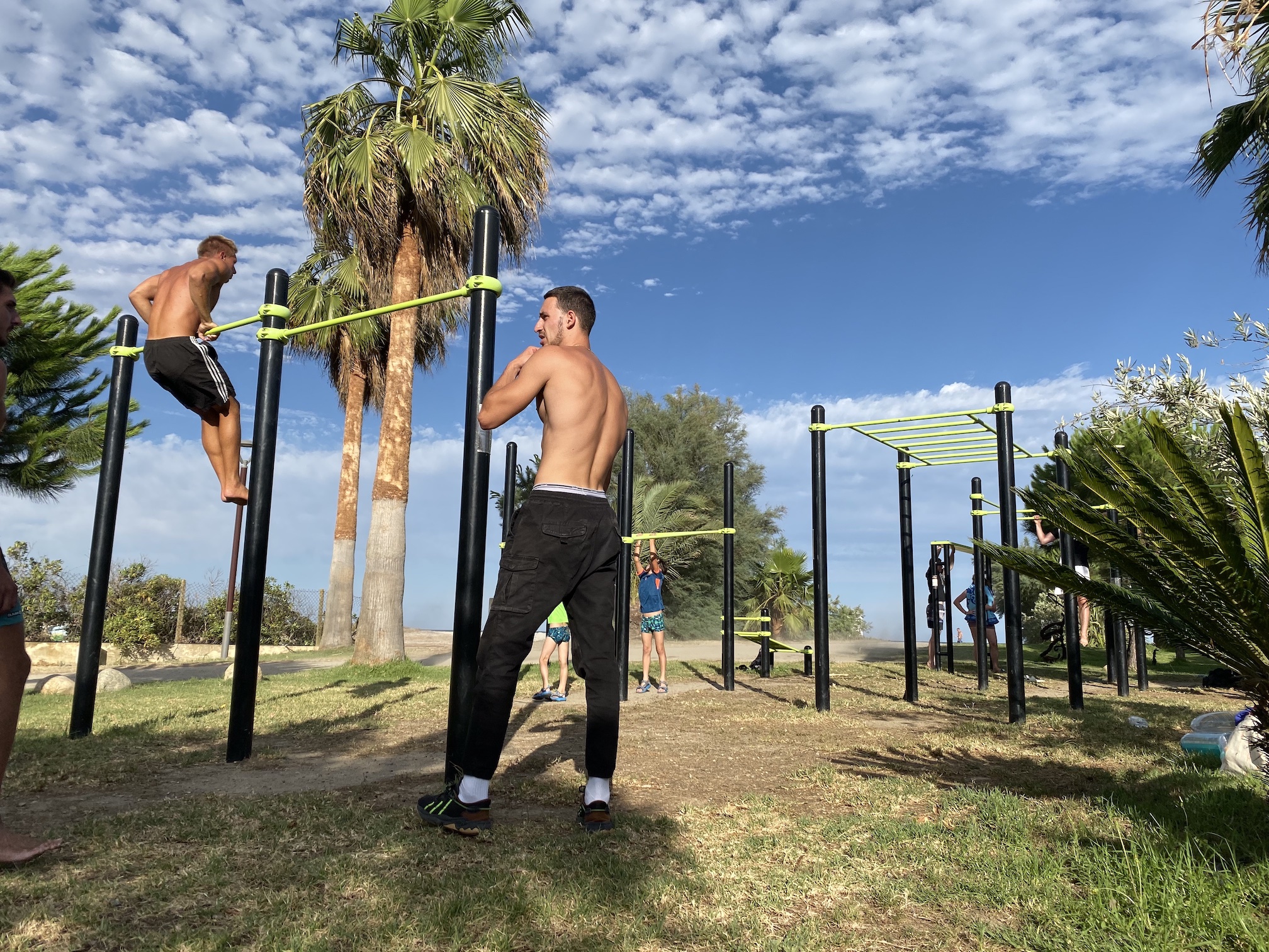 barre traction street workout camping arinella bianca corse