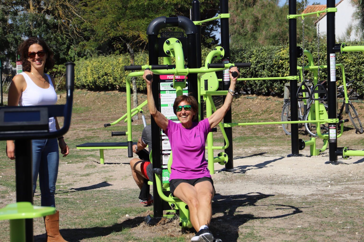 push pull plateau intergénérationnelle fitness plein air