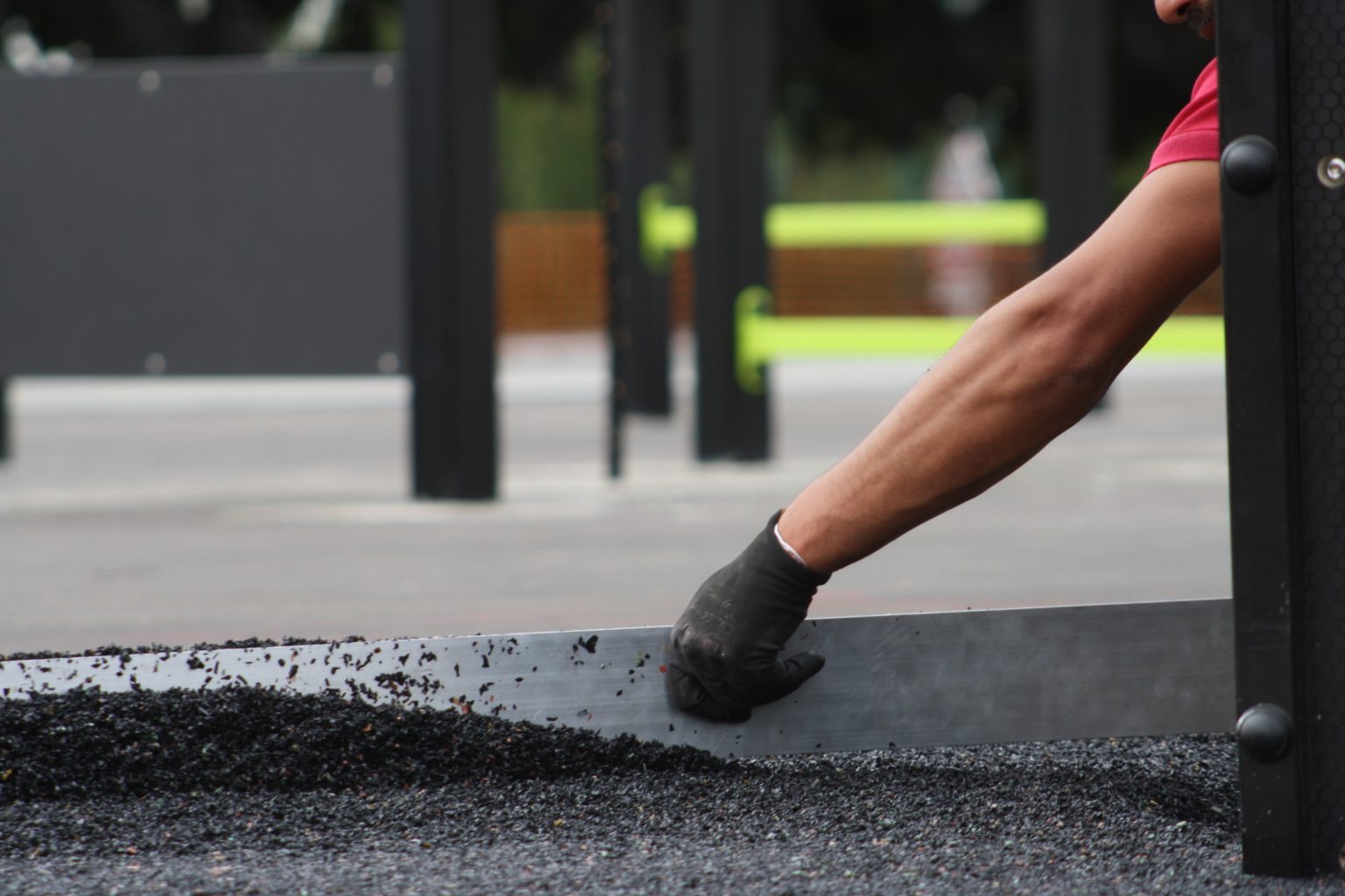 règle de sol souple pour aire de fitness