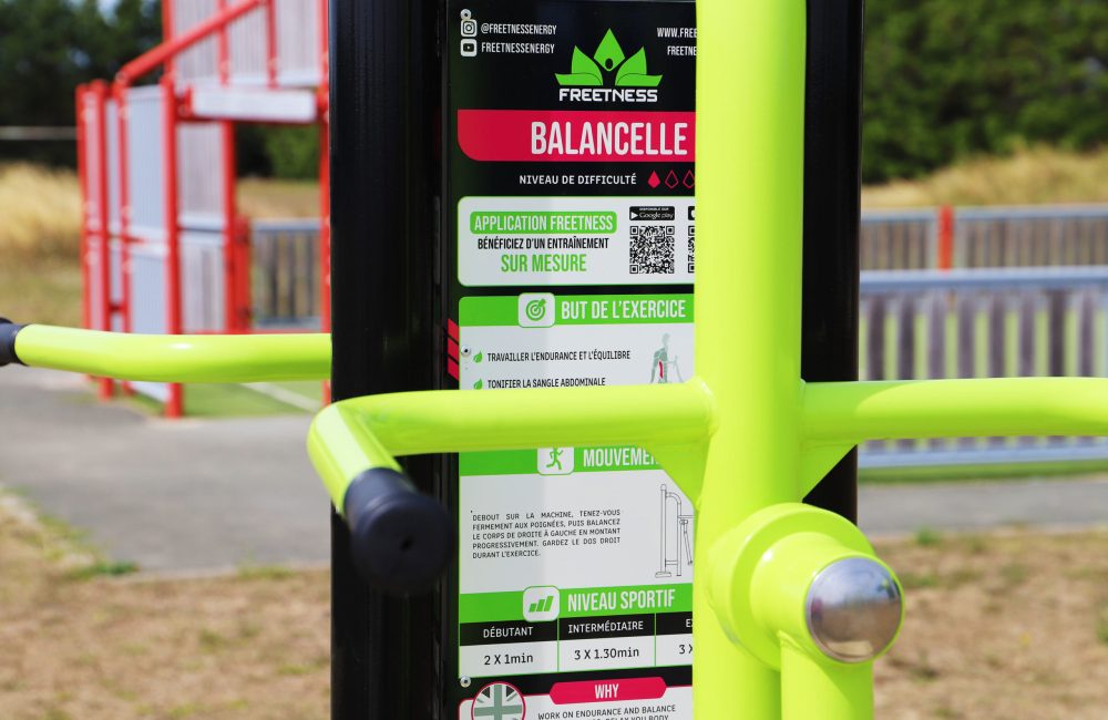 Notice de la balancelle : les composants